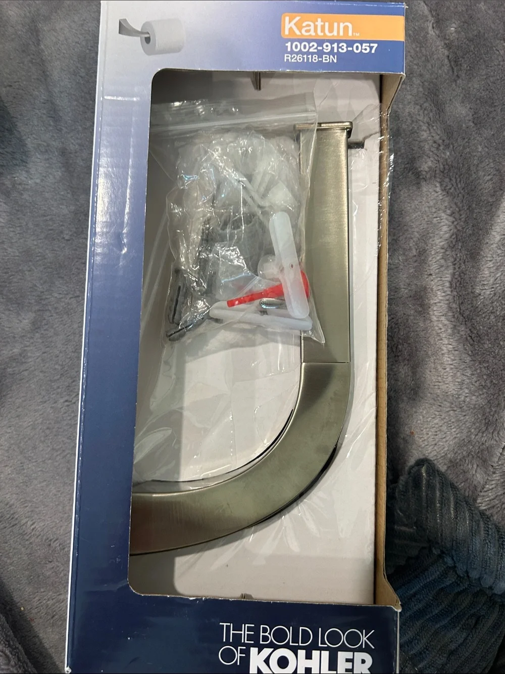 Kohler Brushed Nickel Toilet Paper Holder NIB